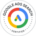 Siegel: Google Ads Zertifizierung für den Bereich Suchanzeigen