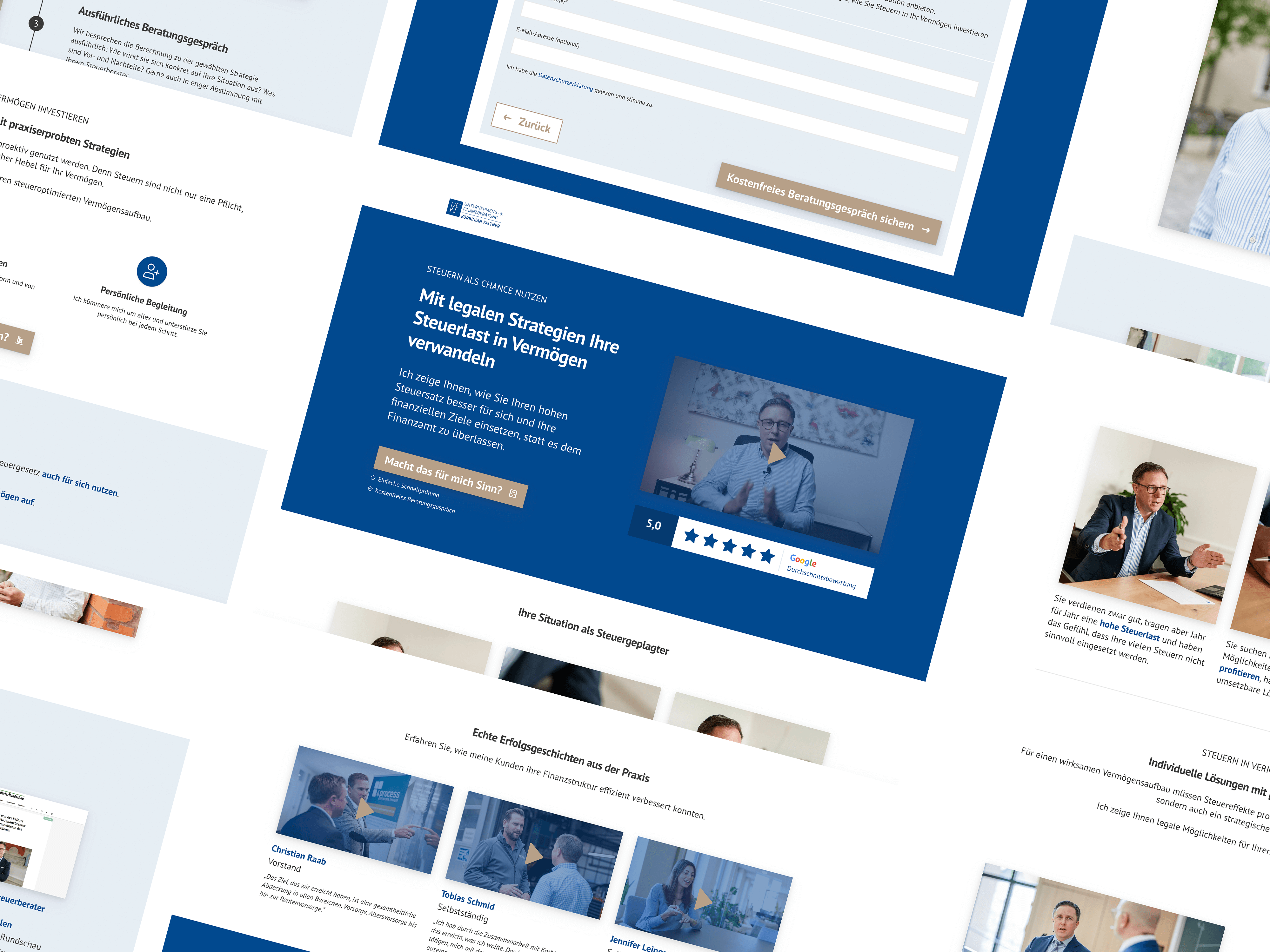 Gestaltungselemente Webdesign Steuern in Verm&ouml;gen