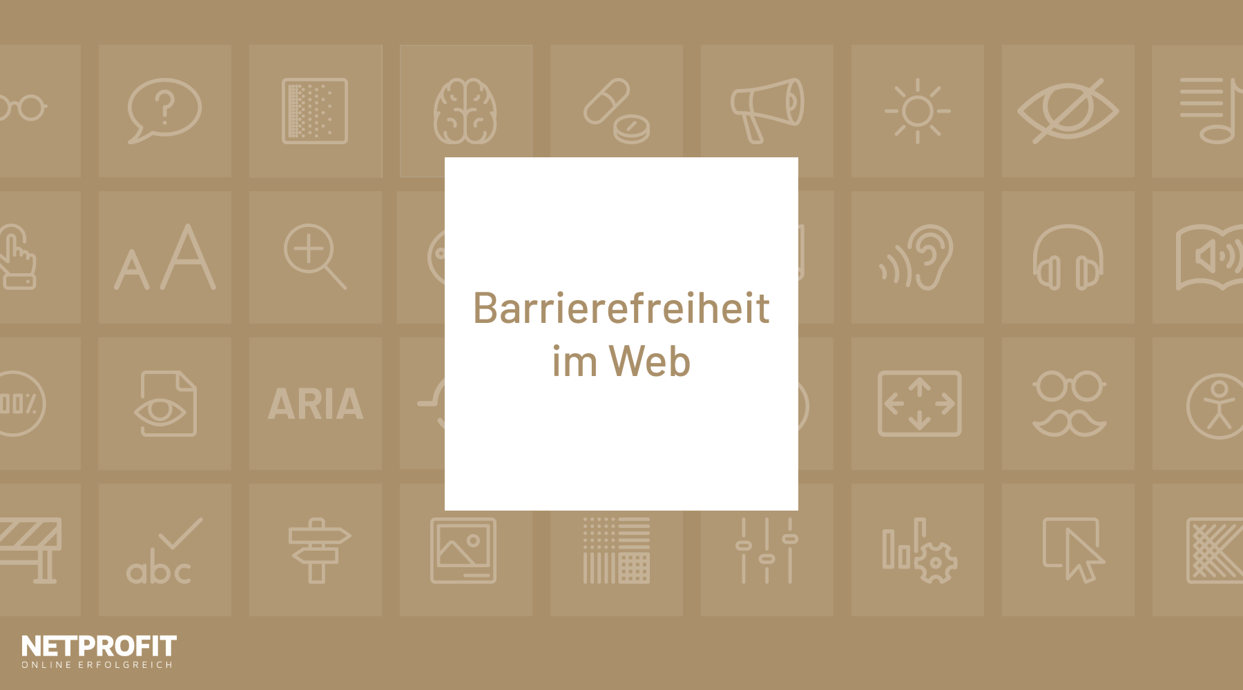 Elemente zur Stärkung der Barrierefreiheit im Web